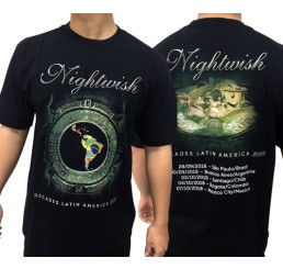 Camiseta Consulado do Rock Nightwish - Decades Latin America
