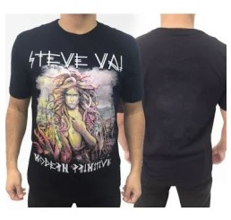 Camiseta Consulado do Rock Steve Vai - Modern Primitive
