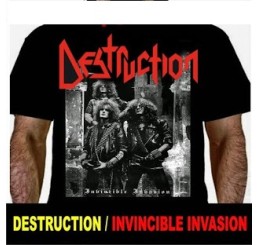 Camiseta Dark Stamp Destruction - Invencible Invasion