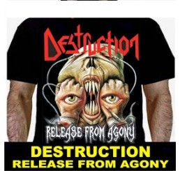 Camiseta Dark Stamp Destruction - Release From Agony