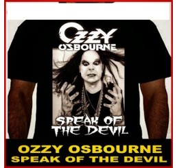 Camiseta Dark Stamp Ozzy Osbourne - Speak Of The Devil