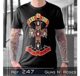Camiseta Muki Guns N' Roses - Appetite For Destruction